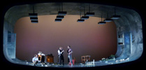 Mondlicht und Magnolien-Bühnenbild